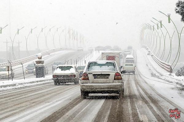 هشدار پلیس درباره بارش برف و احتمال یخ‌زدگی جاده‌ها