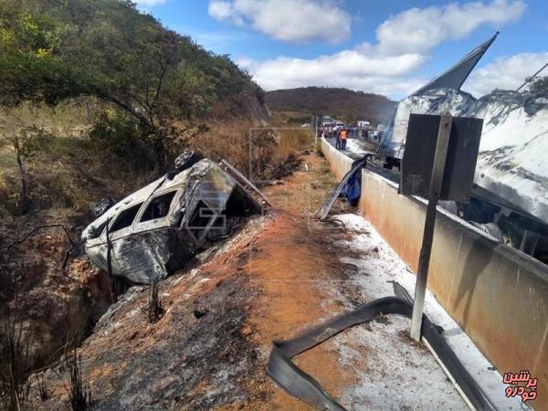 29 کشته و زخمی در تصادف زنجیره‌ای برزیل