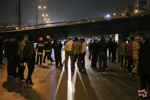 برخورد کشنده حامل تانک با پل عابر پیاده در اصفهان! + تصاویر