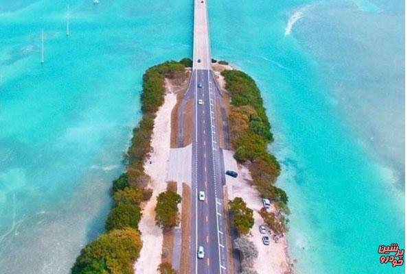 جاده‌ای رویایی در فلوریدا +تصویر