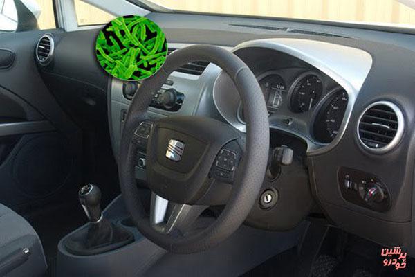 غربیلک فرمان 4 برابر کثیف تر از کاسه توالت است!