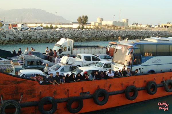 7000 دستگاه خودرو در مسیر دریایی کیش جابجا شد