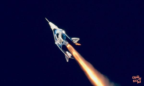 هواپیمای فضایی «ویرجین گالاکتیک» با خدمه به فضا رفت
