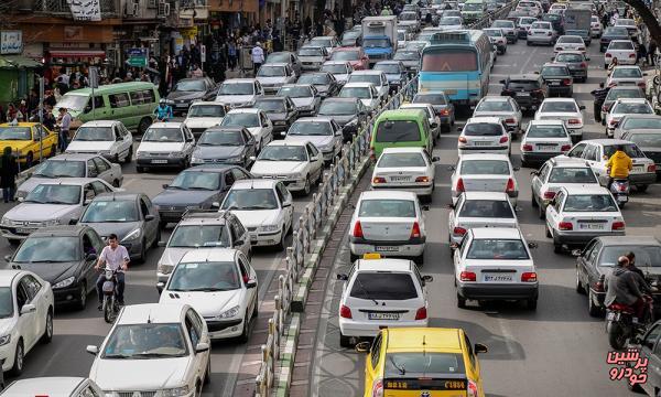 وضعیت ترافیکی معابر تهران در صبح چهارشنبه
