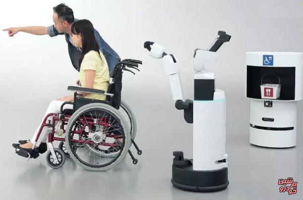رباتی که به کمک تماشاگران معلول المپیک  می آید