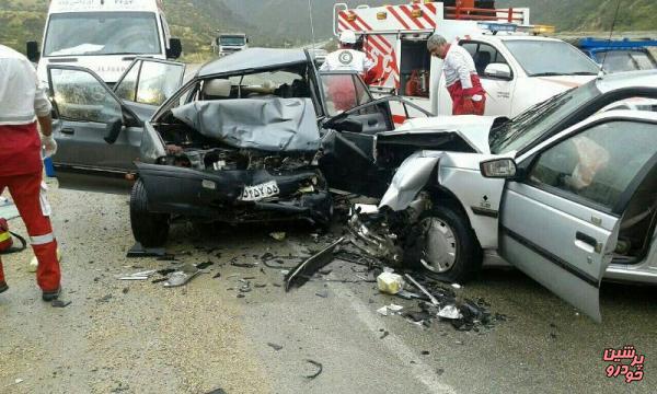 آمار عجیب کشته‌شدگان تصادفات در دو روز قبل از آغاز تعطیلات نوروزی