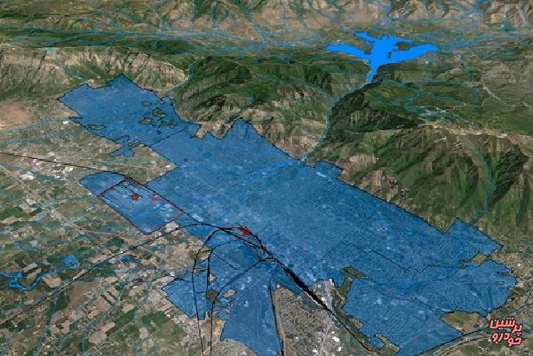 استفاده از GIS برای تشخیص مسیر سیلاب