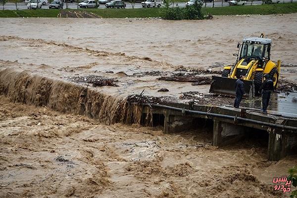 میزان خسارت سیلاب به راه و راه‌آهن