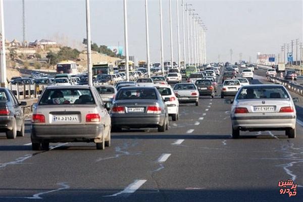 محدودیت ترافیکی راه های کشور در 21 فروردین 