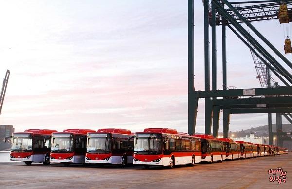شیلی 100 اتوبوس الکتریکی از BYD دریافت کرد