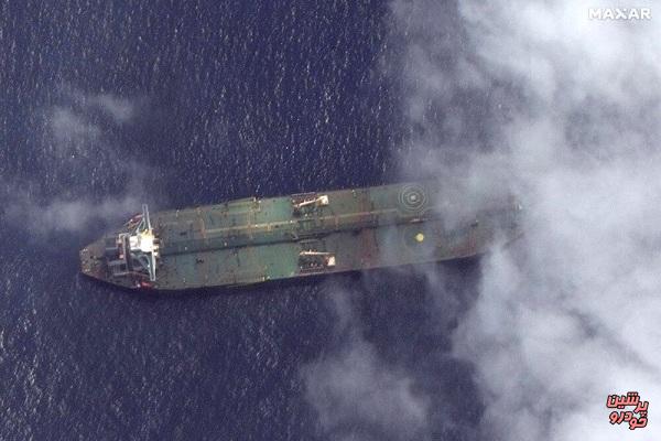 عکس ماهواره آمریکایی از نفتکش آدریان دریا