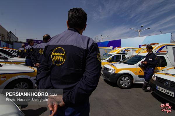رژه ناوگان خدمات رسانی ایران خودرو برای زائران اربعین
