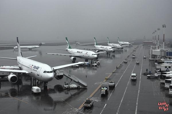 اطلاعیه فرودگاه مهرآباد در پی بارش برف