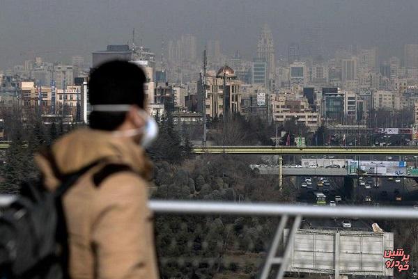 کیفیت هوای تهران در شرایط ناسالم