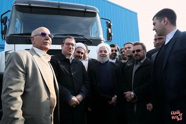 افتتاح 2 طرح تولید کامیون و لاستیک سنگین خودرو در اردبیل