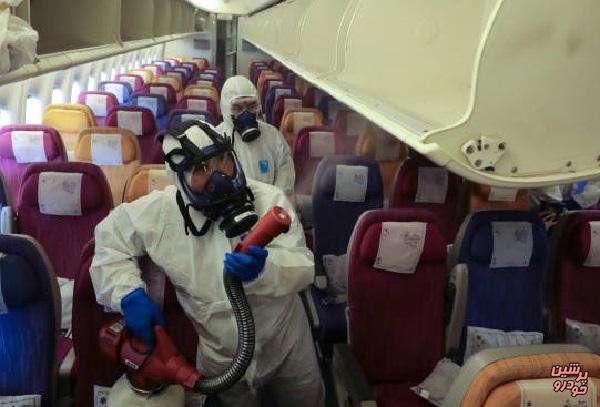 پاکسازی هواپیماهای آلوده به کرونا چطور انجام می‌شود؟