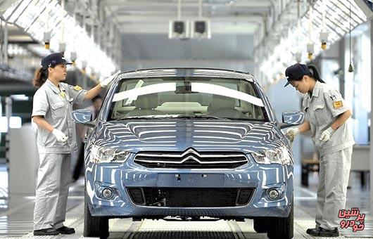 کاهش فروش خودرو در چین