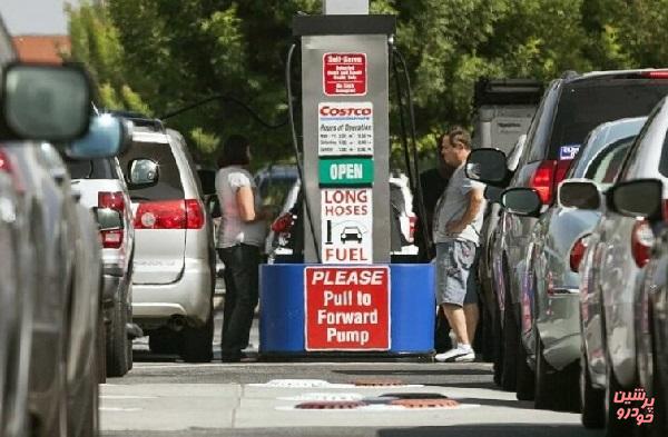 قیمت بنزین در آمریكا ​سقوط کرد!