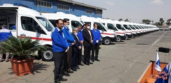 آمبولانس های پیشرفته ایران خودرو دیزل به وزارت بهداشت تحویل شد