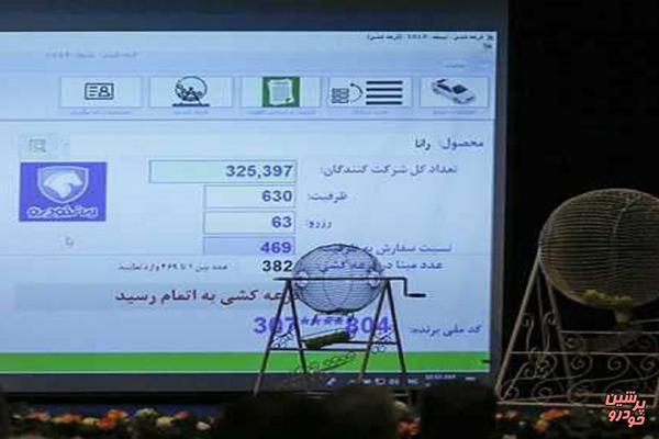 قرعه کشی ایران خودرو در نهایت صحت و سلامت برگزار شد