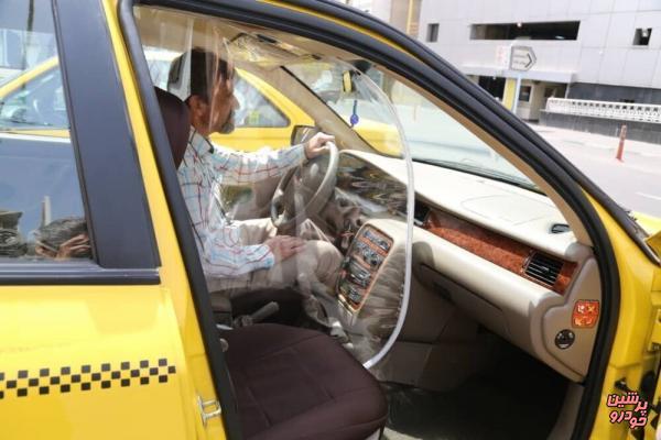 ابتکار راننده تاکسی رودسری برای مقابله با کرونا