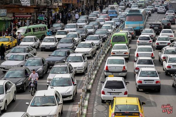 وضعیت ترافیک صبحگاهی معابر تهران