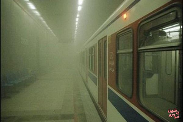 آتش‌سوزی مترو اکباتان مصدومی نداشت