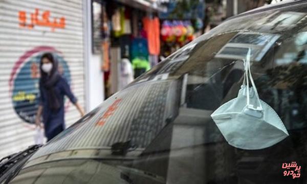 6 هزار خودرو به خاطر ماسک جریمه شدند