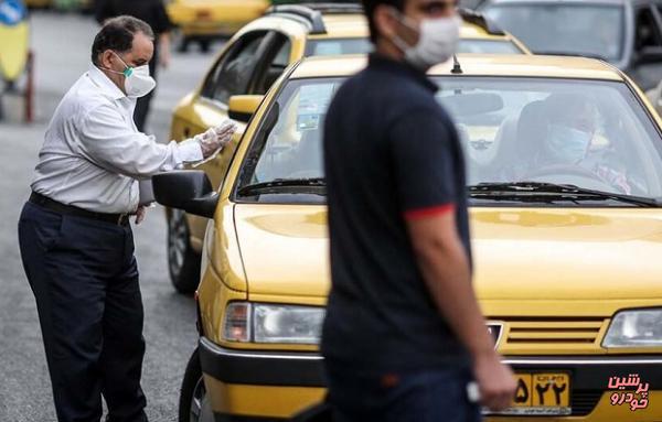 ۵۰۰۷ راننده بی ماسک در تهران جریمه شدند