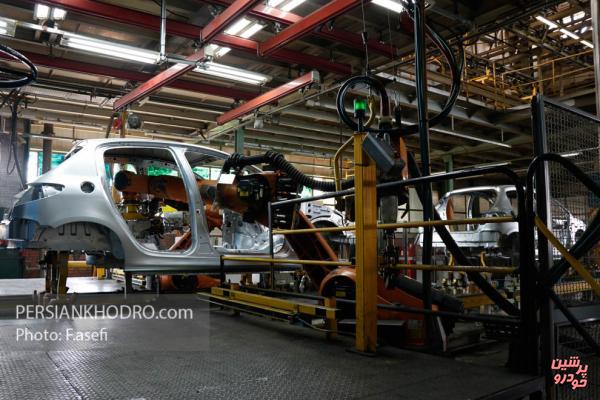 تولید 2625 محصول ایران خودرو در یک روز