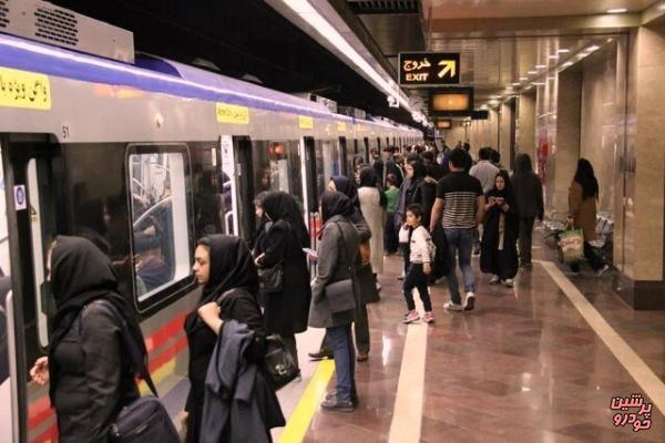 کاهش ۳۱ درصدی مسافران مترو