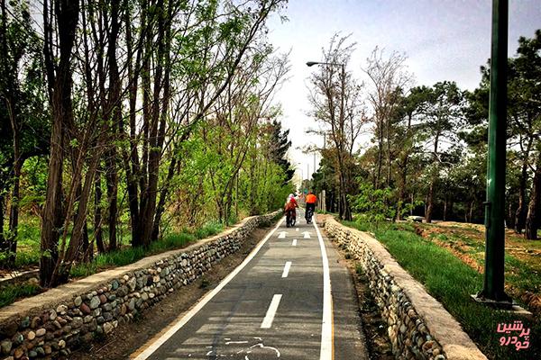راه اندازی بزرگترین مسیر دوچرخه سواری جنگلی تهران