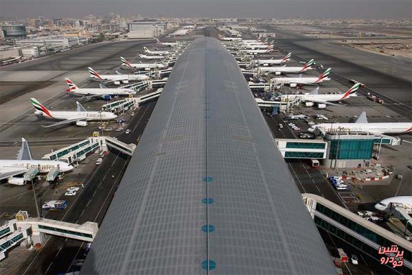 کاهش ۶۴ درصدی تعداد مسافران هوایی دبی