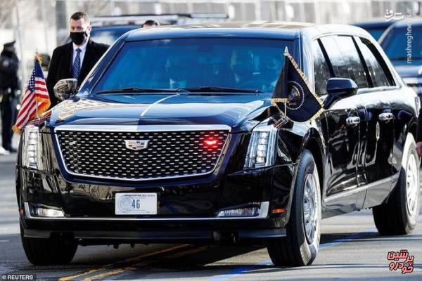 تصویری از تعویض پلاک ماشین رئیس جمهور جدید آمریکا!