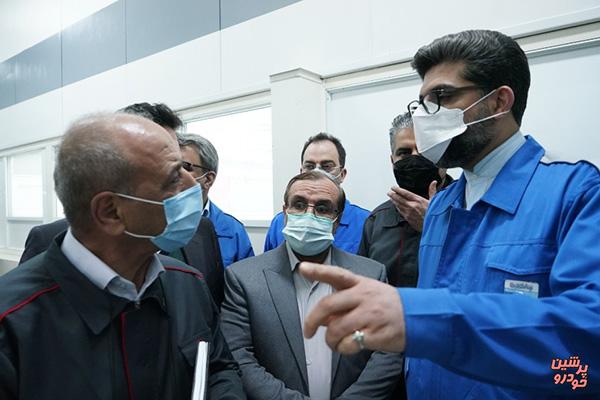  افتتاح خط تولید چراغ جلو سورن پلاس در شرکت جمع ساز البرز