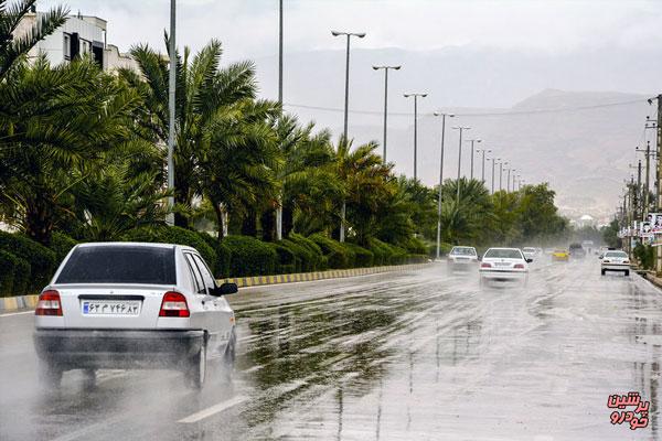 بارش پراکنده، رعدو برق و وزش باد در 21 استان