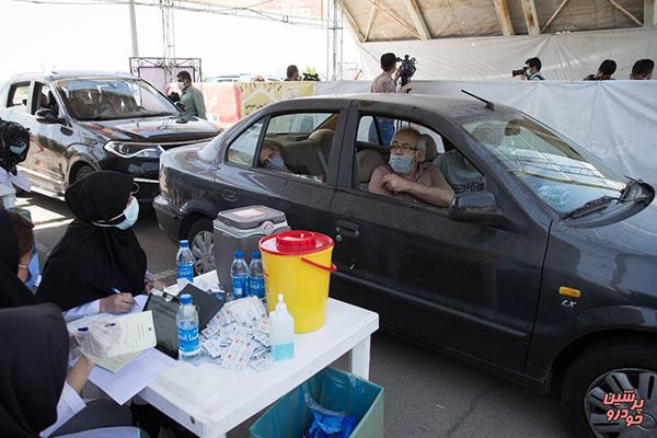 افتتاح بزرگترین مرکز واکسیناسیون خودرویی در تهران
