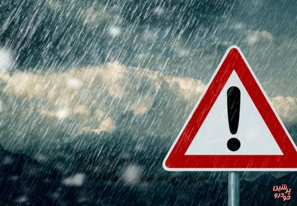 هشدار هواشناسی نسبت به وقوع رگبار و رعد و برق در 3 استان