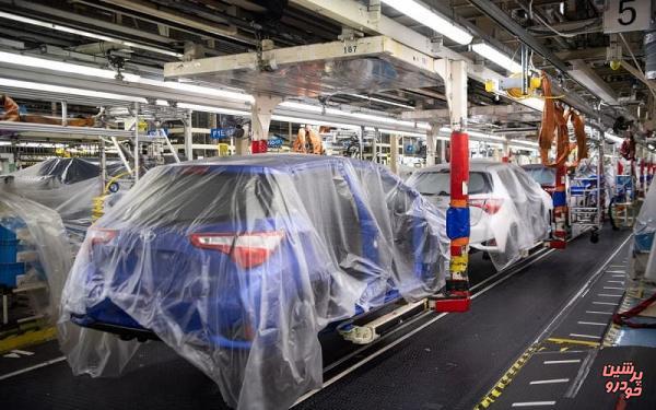 کاهش تولید خودروساز ژاپنی در آمریکای شمالی