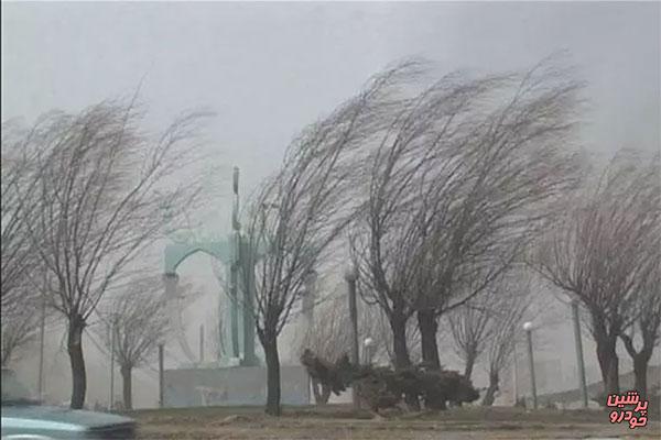 باد شدید در تهران و البرز و سمنان و قم / وضعیت آب و هوا اعلام شد