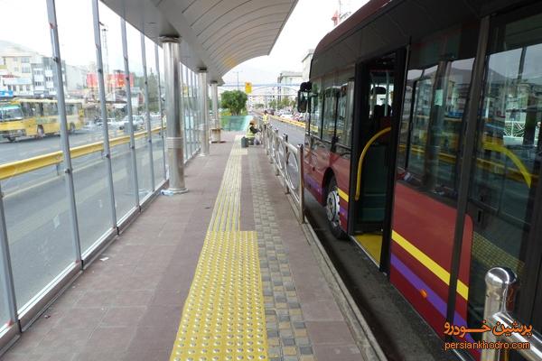 رونمایی از ایستگاه‌های هوشمند اتوبوس