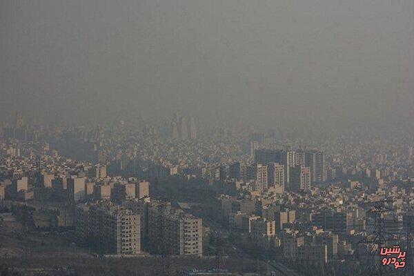  هوای مناطق پرتردد تهران در شرایط ناسالم برای گروه‌های حساس