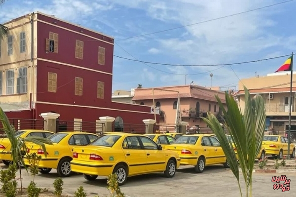 تحویل تاکسی‌ های سمند به رانندگان سنگالی