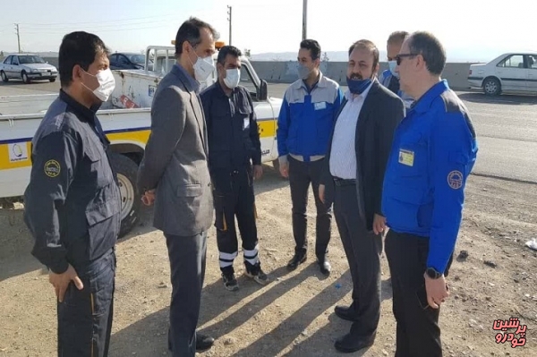 بازدید مدیرعامل ایساکو از مسیر تهران-قم و نمایندگی ها