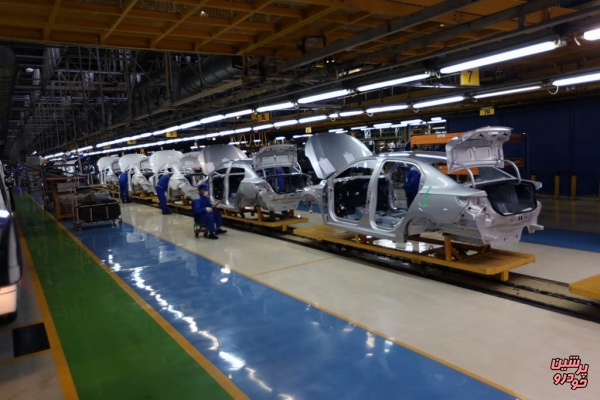 تولید ۷۵۰ هزار خودرو در دستور کار ایران خودرو رفت