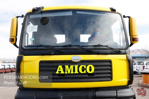 آمیکو با محصولات سبک و سنگین در نمایشگاه خودرو مشهد