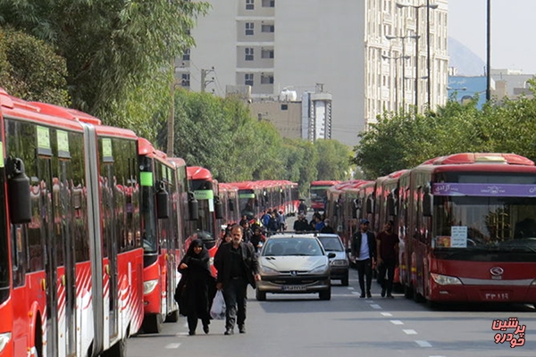 خدمات رسانی رایگان اتوبوسرانی تهران به جاماندگان اربعین حسینی
