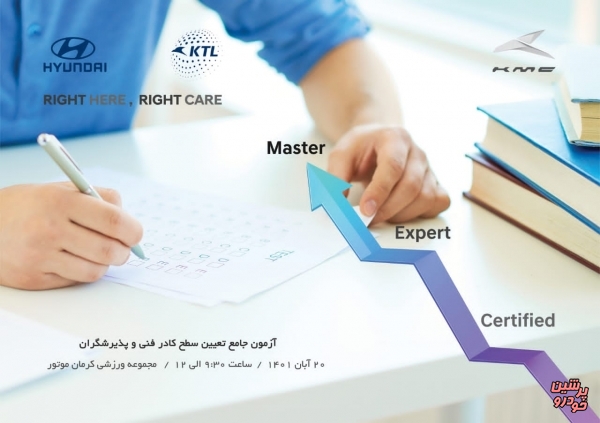آزمون تعیین سطح شبکه خدمات پس از فروش هیوندای برگزار می شود 