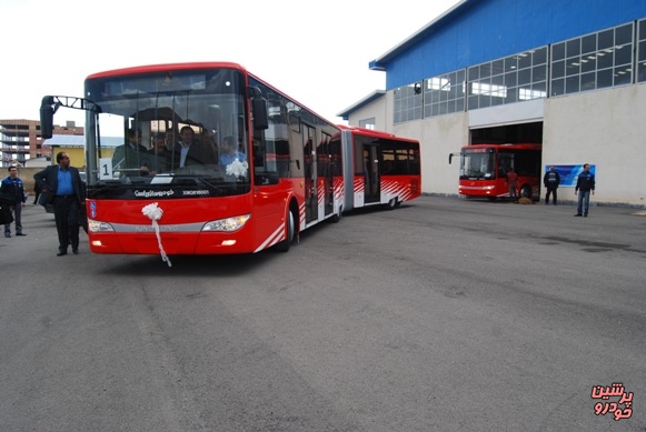 آغاز تولید اتوبوس دوکابین 18 متری در خودروسازی اسنا