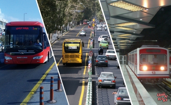 سرانه استفاده از حمل و نقل عمومی در تهران ۳۶ درصد است